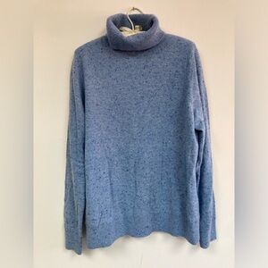 100% Cashmere Donegal Turtleneck
